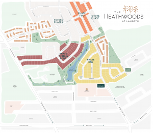 Heathwoods Site Map Phase 1-4